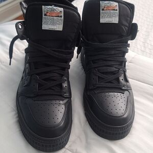 Off-White c/o Virgil Abloh  Black High-Top Sneakers